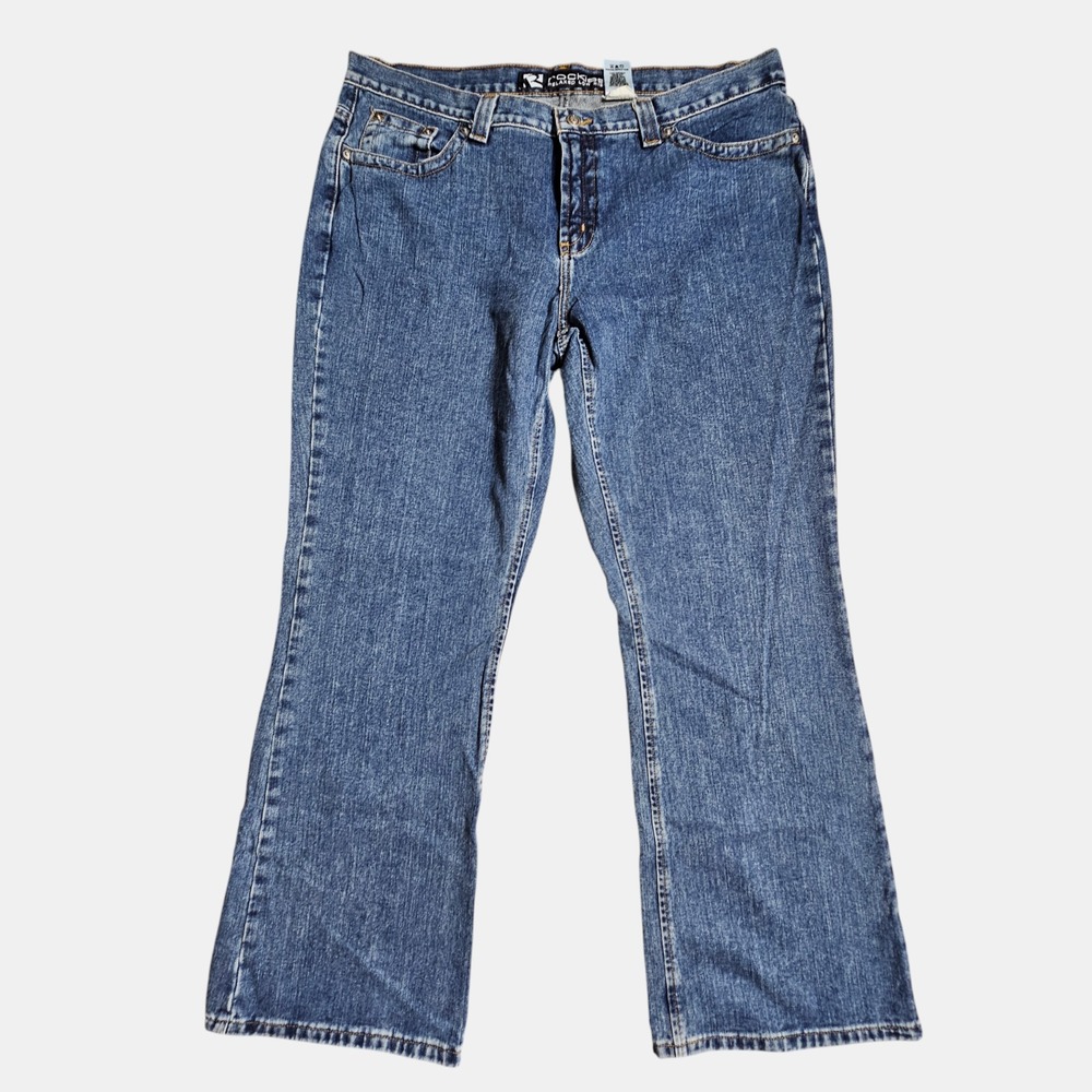 Rockies Relaxed Low Rise‎ Bootcut Jeans Womens 18 R Medium Wash Cotton Cowgirl